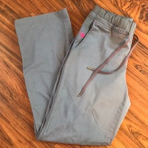 Med Couture Small Gray Scrub Pants
